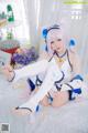 Coser@Sally多啦雪 (Sally Dorasnow): Nekopara Vanilla Lingerie (40 photos)